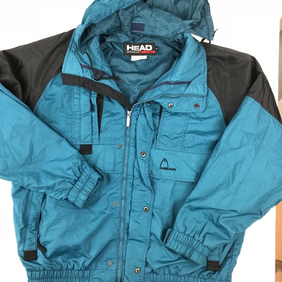 VTG 90'S HEAD SKI JACKET HOODED MENS SIZE XL - Picture 2 of 8